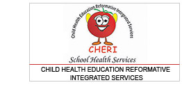 CHERI - Child Health Education Reformative Integrated Services is Amelio's health initiative exclusively for school children. The objective of Cheri is to promote health of chldren and youth by supporting co-ordnated health programs as a foundation for school and success